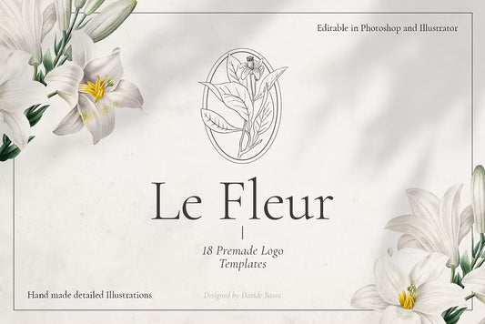 Le Fleur – Elegant Premade Logo Templates