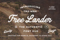 Free Lander - Font Duo + Extra