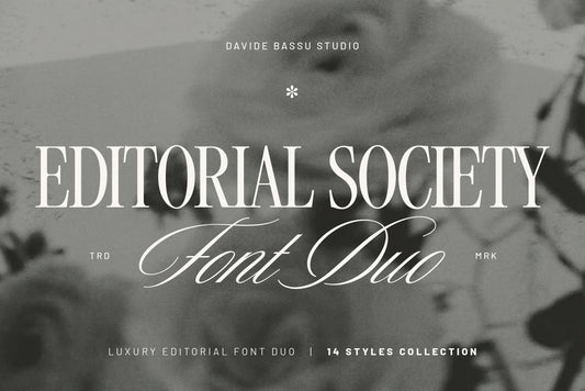 Editorial Society - Luxury Editorial Font Duo