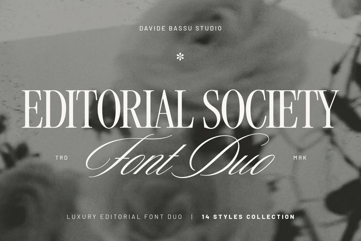 Editorial Society - Luxury Editorial Font Duo