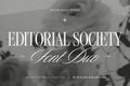 Editorial Society - Luxury Editorial Font Duo