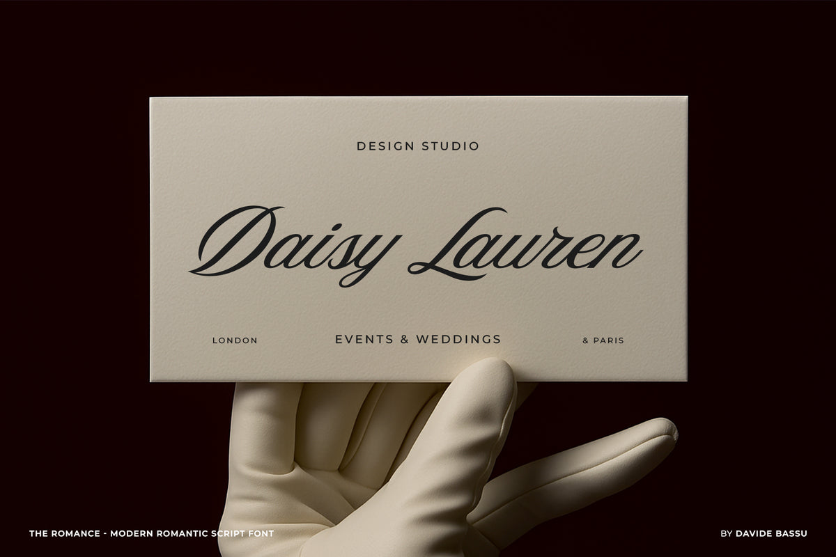 The Romance - Romantic Script Font