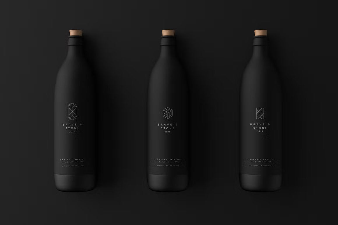 Minimal Geometric Logos - Volume 1