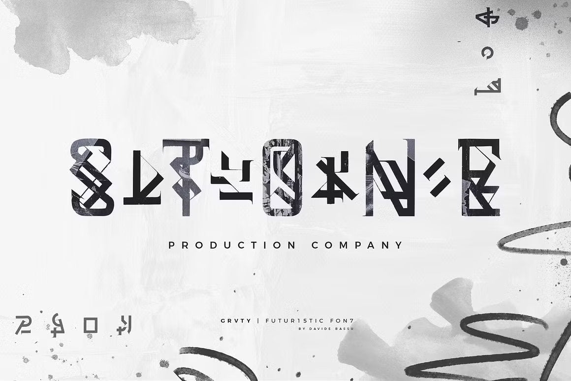 GRVTY | Futuristic font