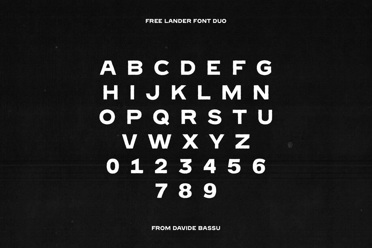 Free Lander - Font Duo + Extra