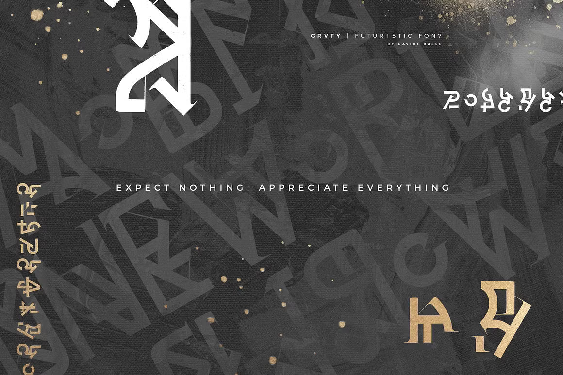 GRVTY | Futuristic font