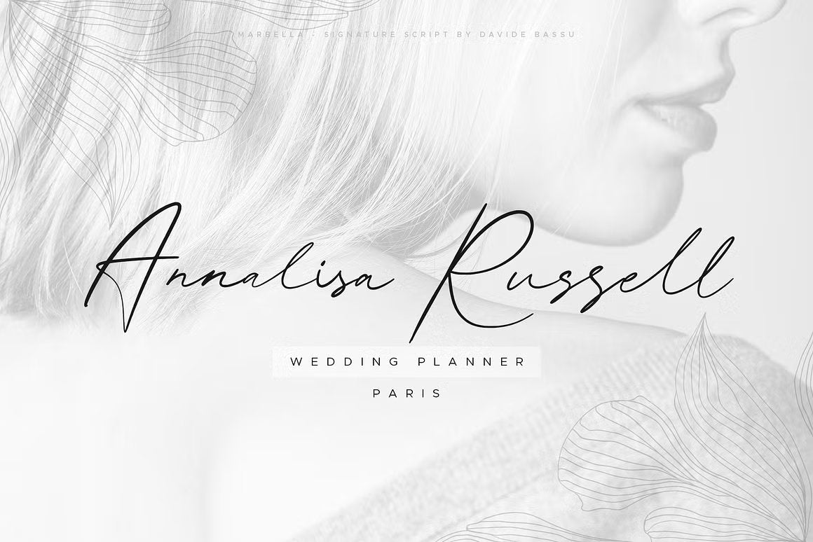 Marbella – A Handcrafted Signature Font