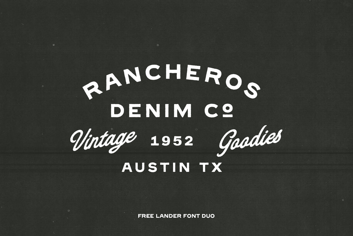 Free Lander - Font Duo + Extra