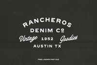 Free Lander - Font Duo + Extra