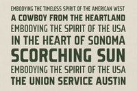 Sonoma Desert Typeface