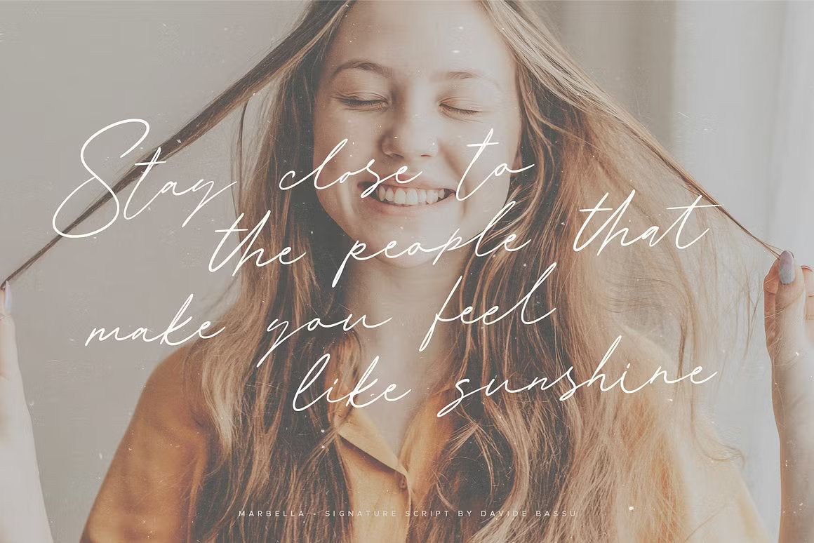 Marbella – A Handcrafted Signature Font