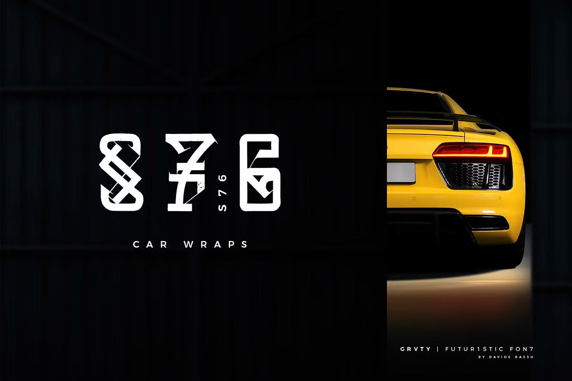 GRVTY | Futuristic font