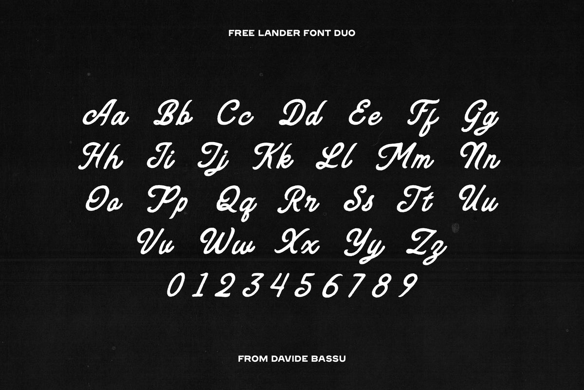 Free Lander - Font Duo + Extra