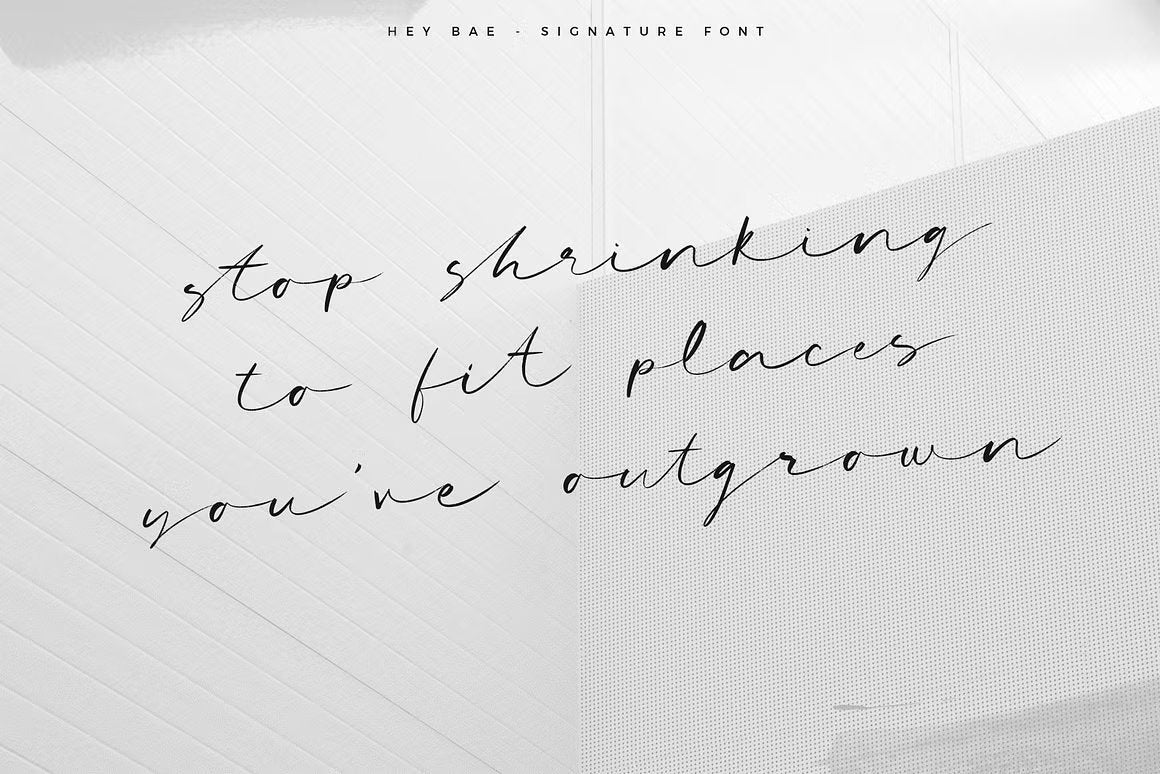 Hey Bae – A Modern Signature Script
