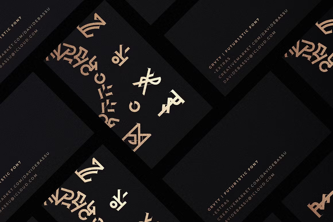 GRVTY | Futuristic font