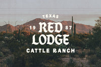 REDLODGE FONT DUO + Extra