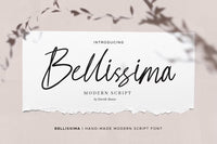Bellissima - Messy & Modern script