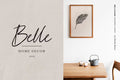 Bellissima - Messy & Modern script