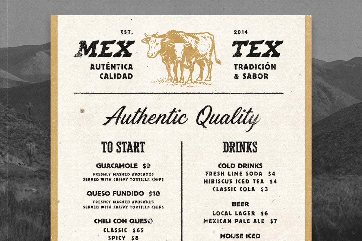 SEAGRAM Font Bundle & EXTRA