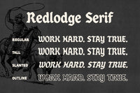 REDLODGE FONT DUO + Extra