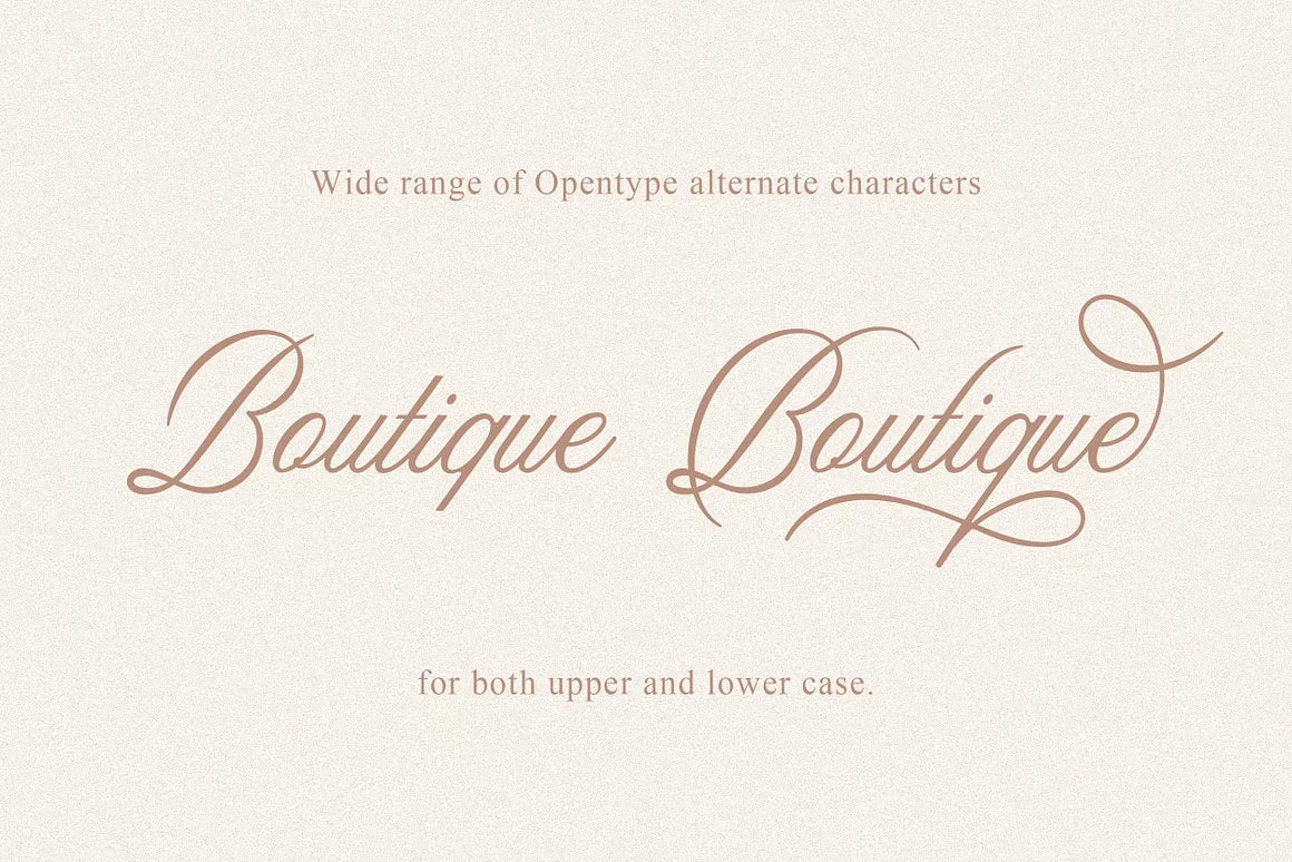 Aesthetics Romantic Script