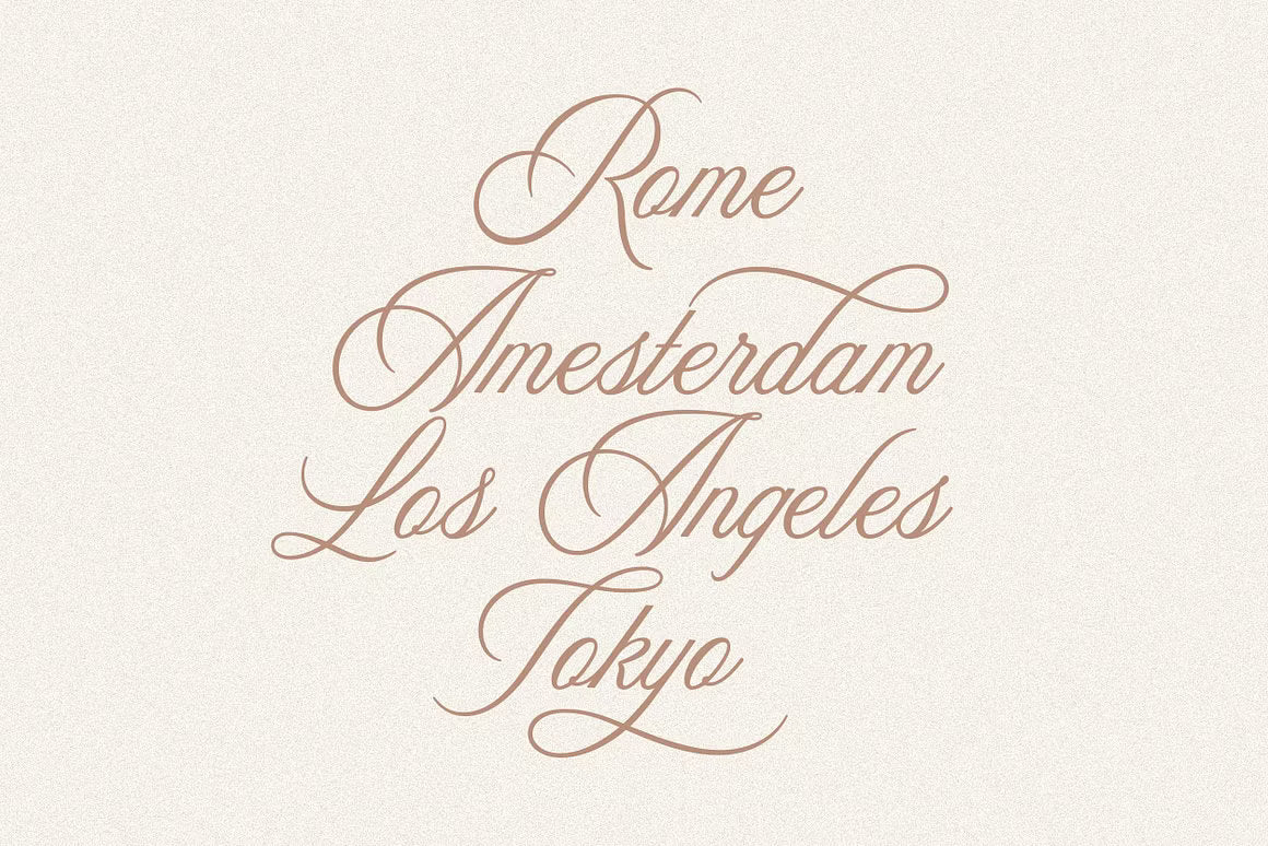 Aesthetics Romantic Script