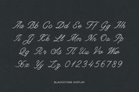 Blackstone – Handmade Font Trio