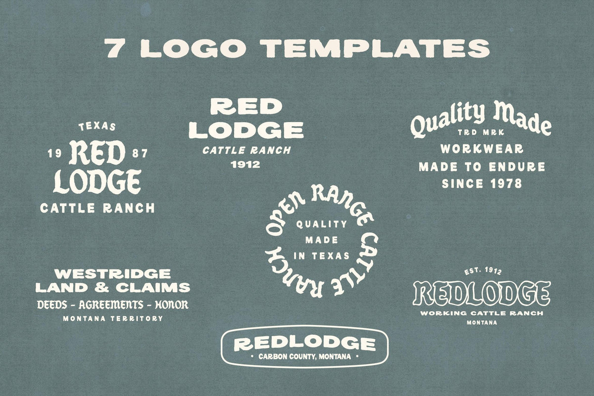 REDLODGE FONT DUO + Extra