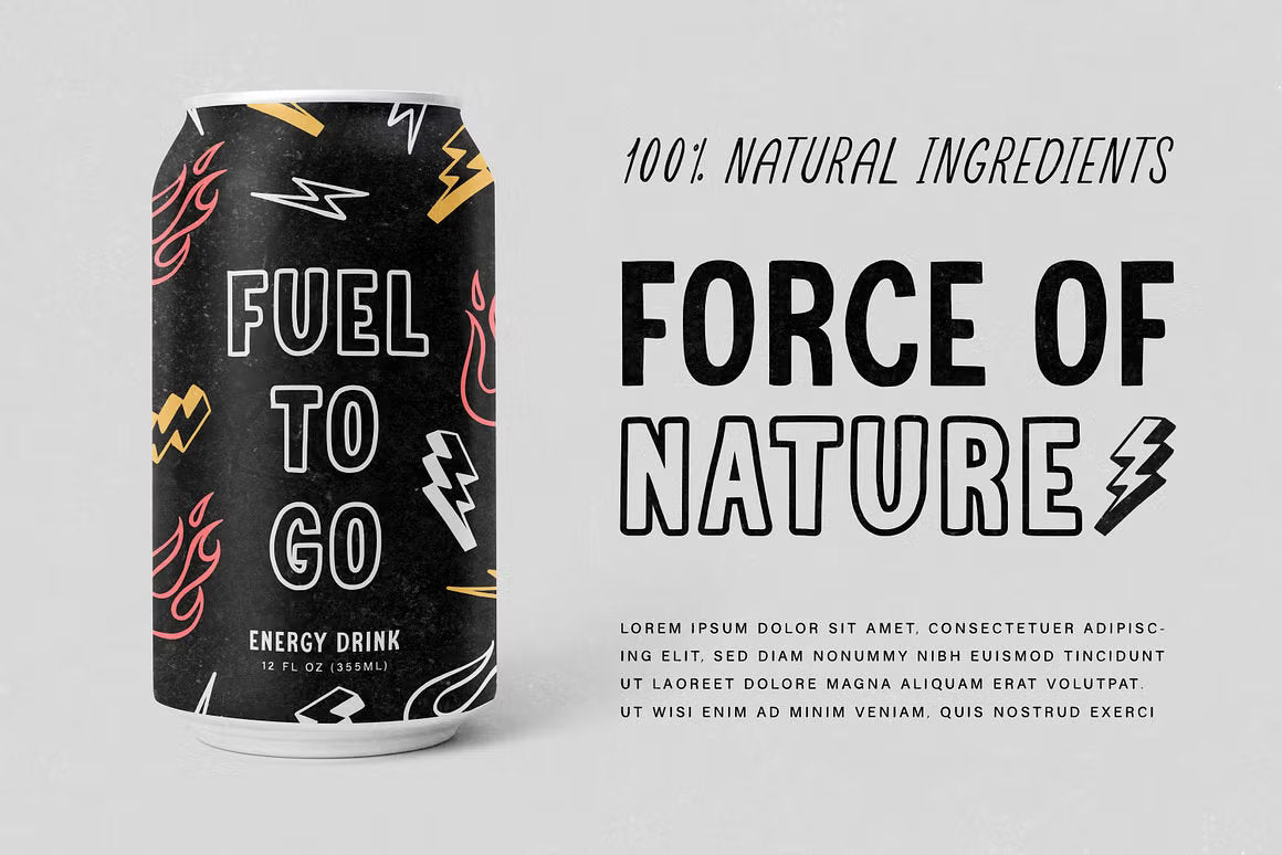 STUNT CO. Font Family + Extra