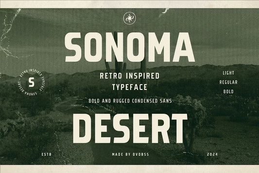 Sonoma Desert Typeface