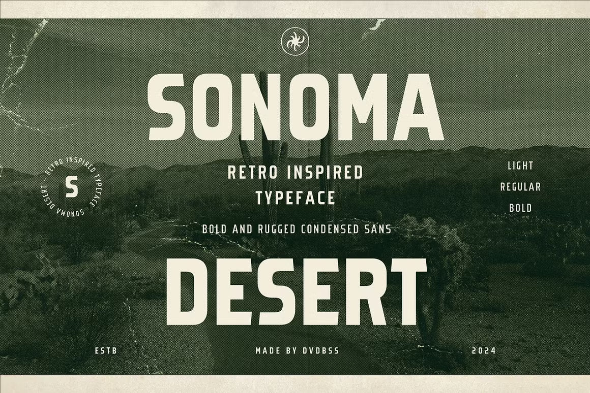 Sonoma Desert Typeface