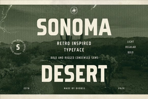 Sonoma Desert Typeface