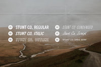 STUNT CO. Font Family + Extra