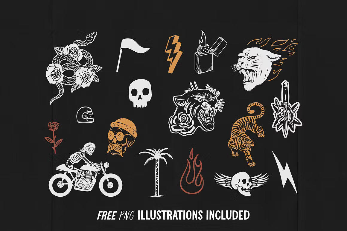 STUNT CO. Font Family + Extra