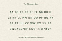 The Meadows - Font Trio & Extra