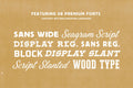 SEAGRAM Font Bundle & EXTRA