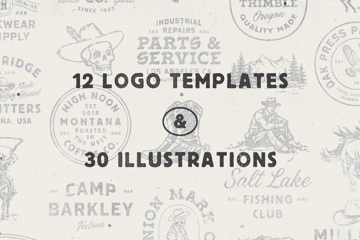 SEAGRAM Font Bundle & EXTRA