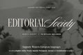 Editorial Society - Luxury Editorial Font Duo