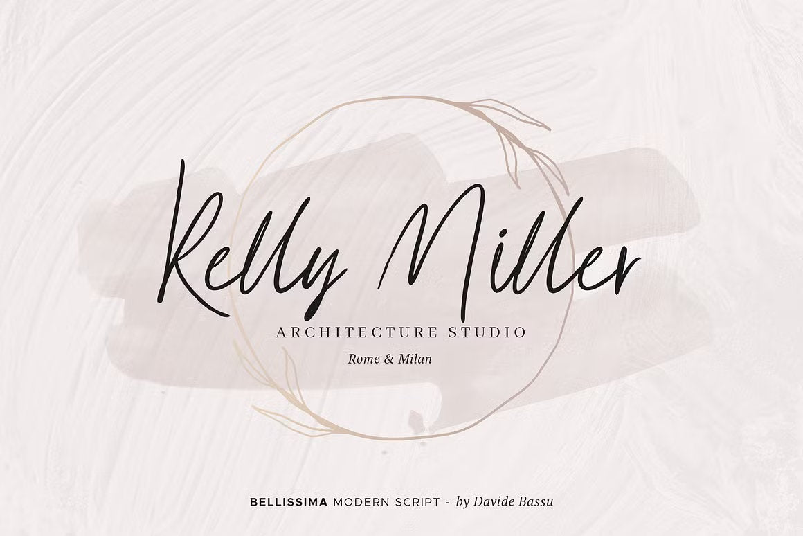 Bellissima - Messy & Modern script