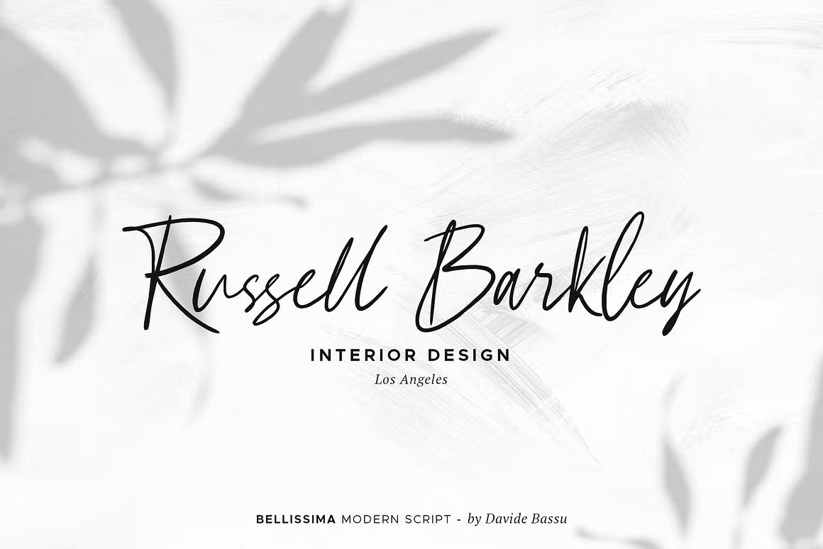 Bellissima - Messy & Modern script