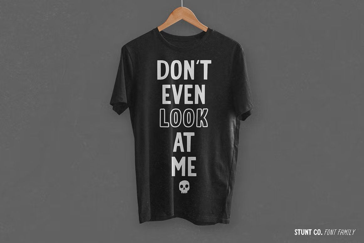 STUNT CO. Font Family + Extra