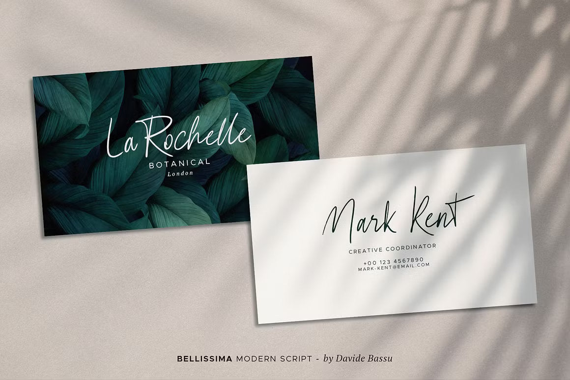Bellissima - Messy & Modern script