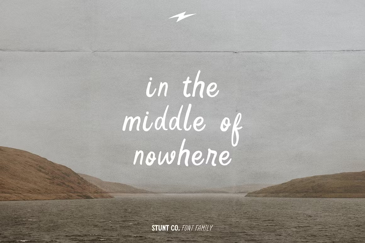 STUNT CO. Font Family + Extra