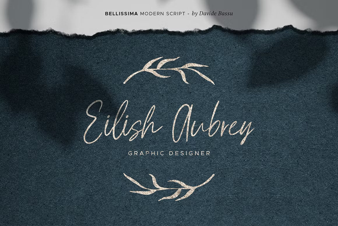 Bellissima - Messy & Modern script