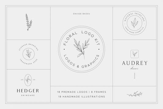 Botanical Logo Kit – Elegant Nature-Inspired Branding Templates
