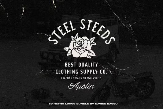 50 Retro logos Bundle