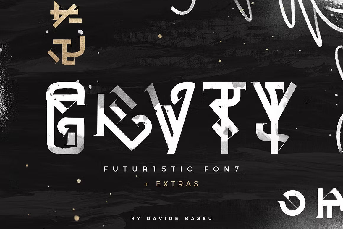 GRVTY | Futuristic font