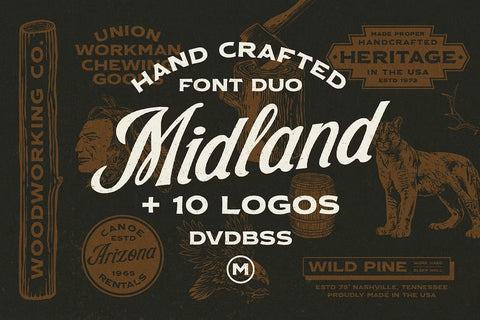 Midland Font duo + Extra