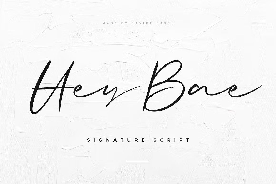 Hey Bae – A Modern Signature Script