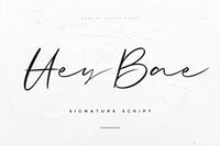 Hey Bae – A Modern Signature Script